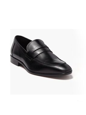 TO BOOT NEW YORK Merrill Penny BLACK Loafer men size 8 NEW